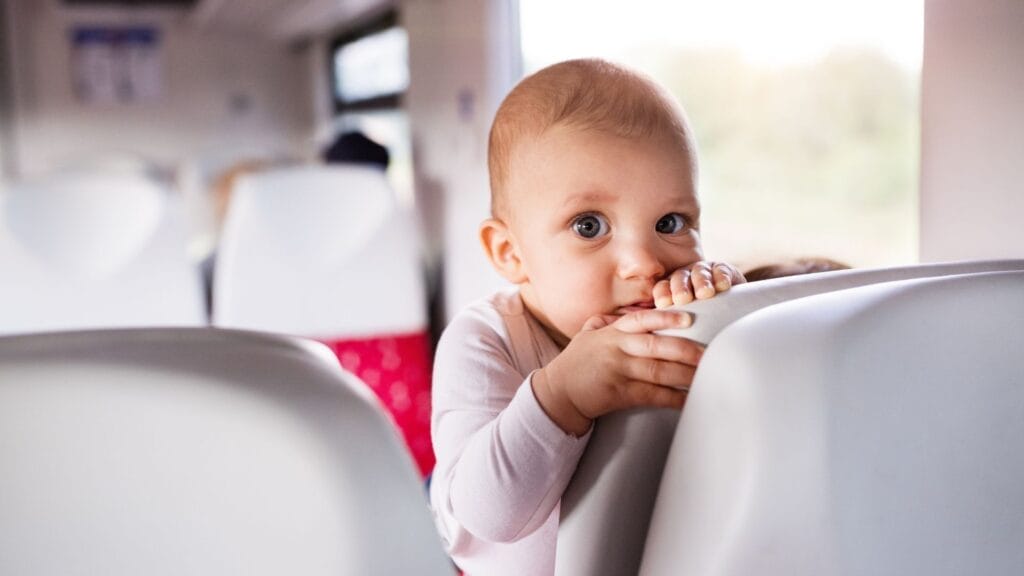 Cute-Baby-Boy-Travelling-by-Train