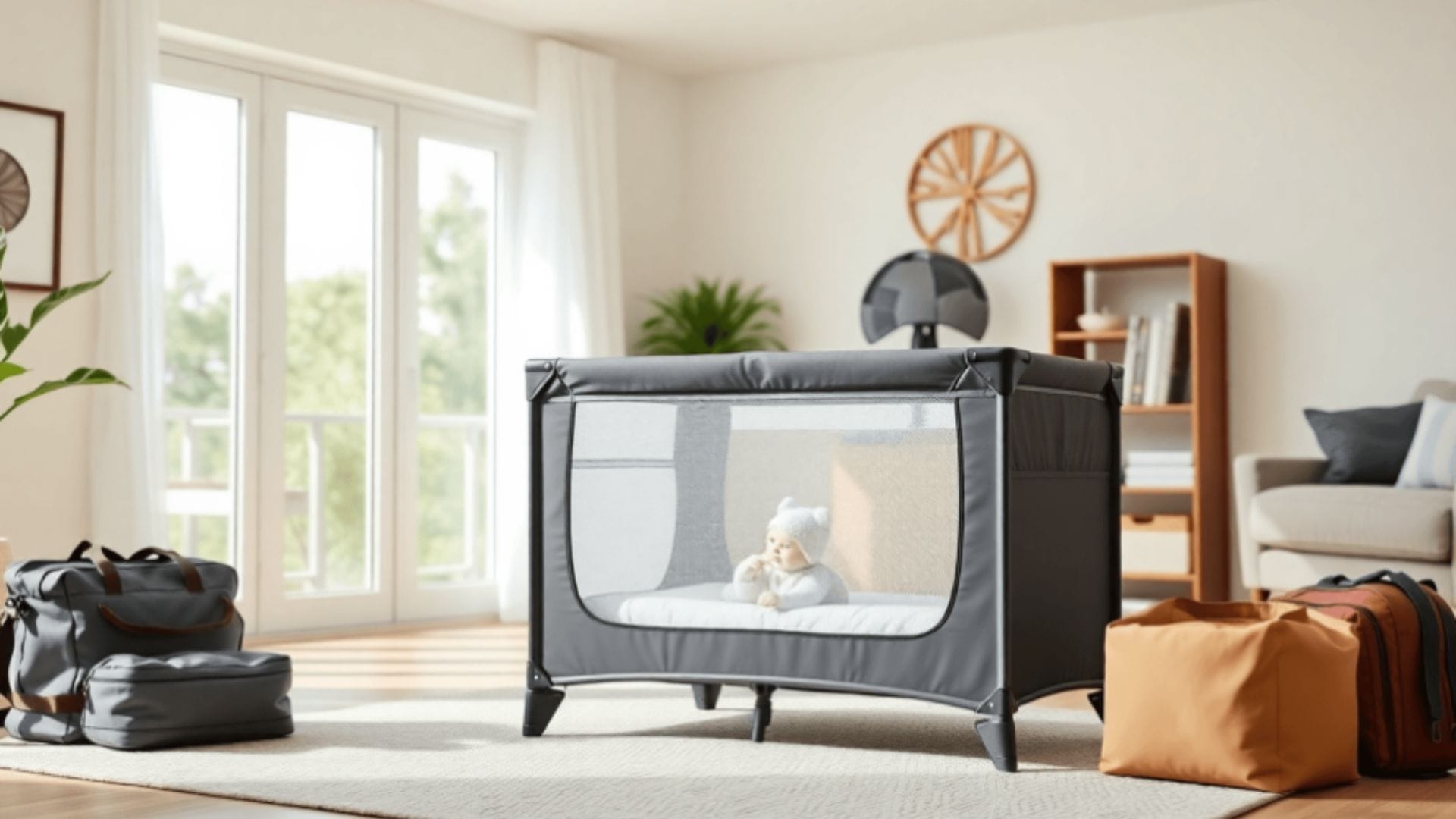 Guava Lotus Travel Crib