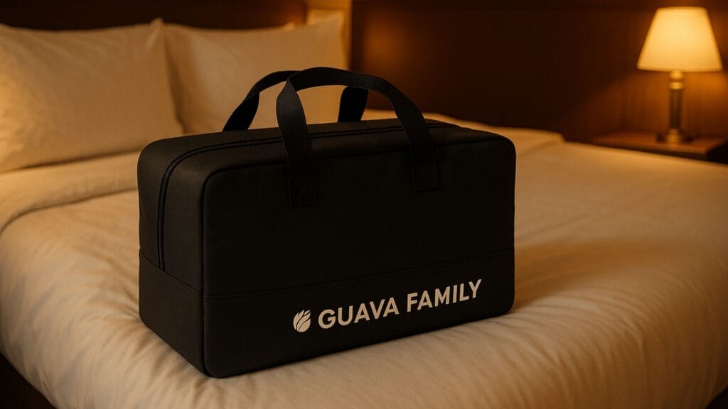Guava Travel Crib backpack-style carrying case