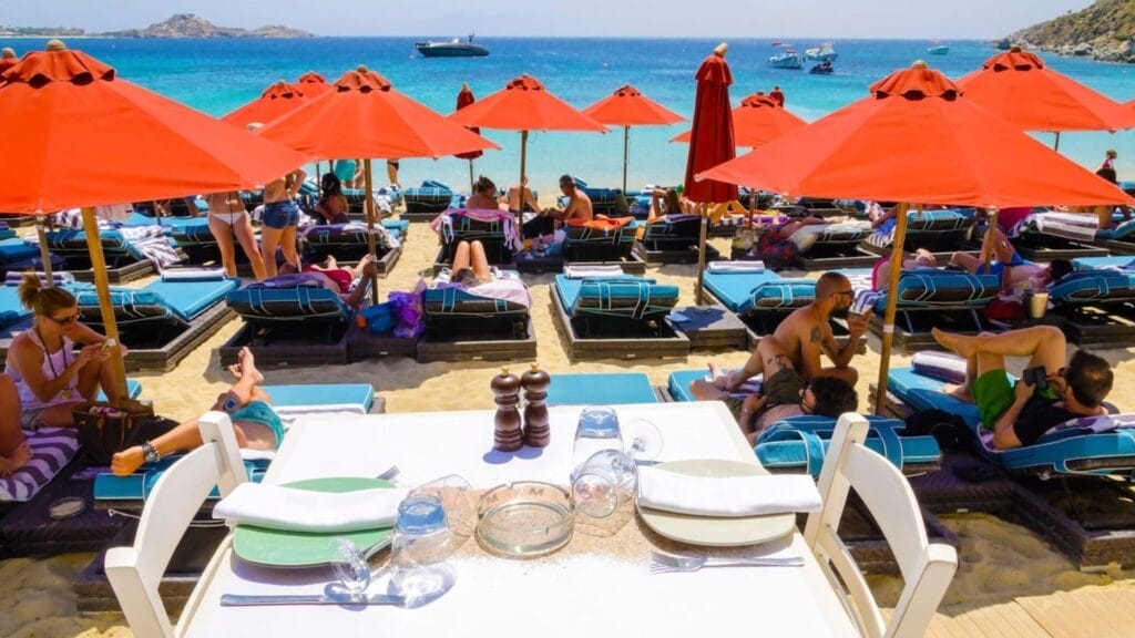 Psarou-beach-Mykonos-Greece